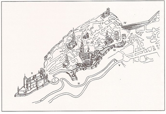 Plano de la Aljama de Segovia